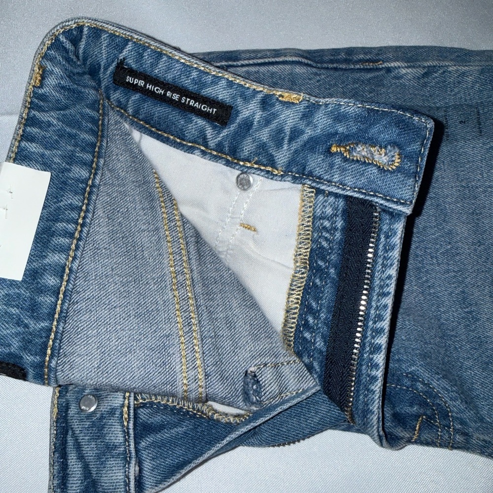 Blue High Rise Jeans for Effortless Style - Picture 5 of 8